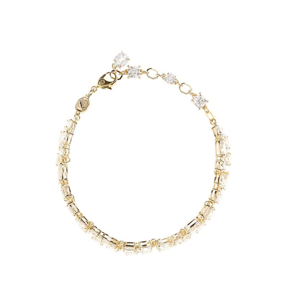 Swarovski Women Gold Metal Mesmera Bracelet